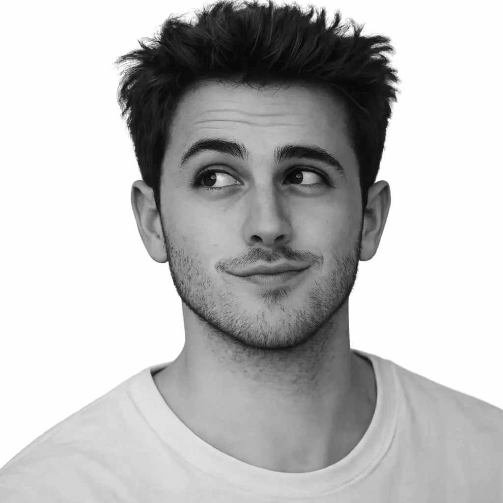 Backend developer portrait