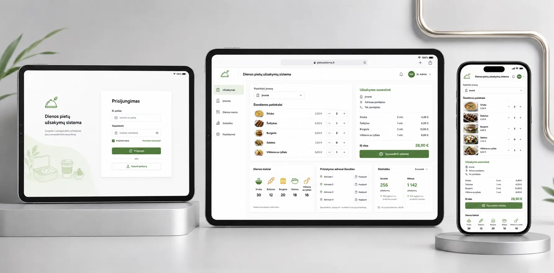 Corporate Lunch Ordering System